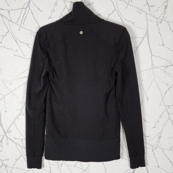 Lululemon Black Luon Full Zip Nice Asana Jacket - Picture 3 of 3